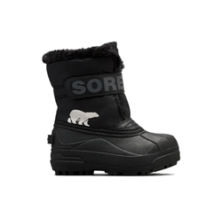 STIVALI DA NEVE IMPERMEABILI E IMBOTTITI SNOW COMMANDER DA BAMBINO BLACK 